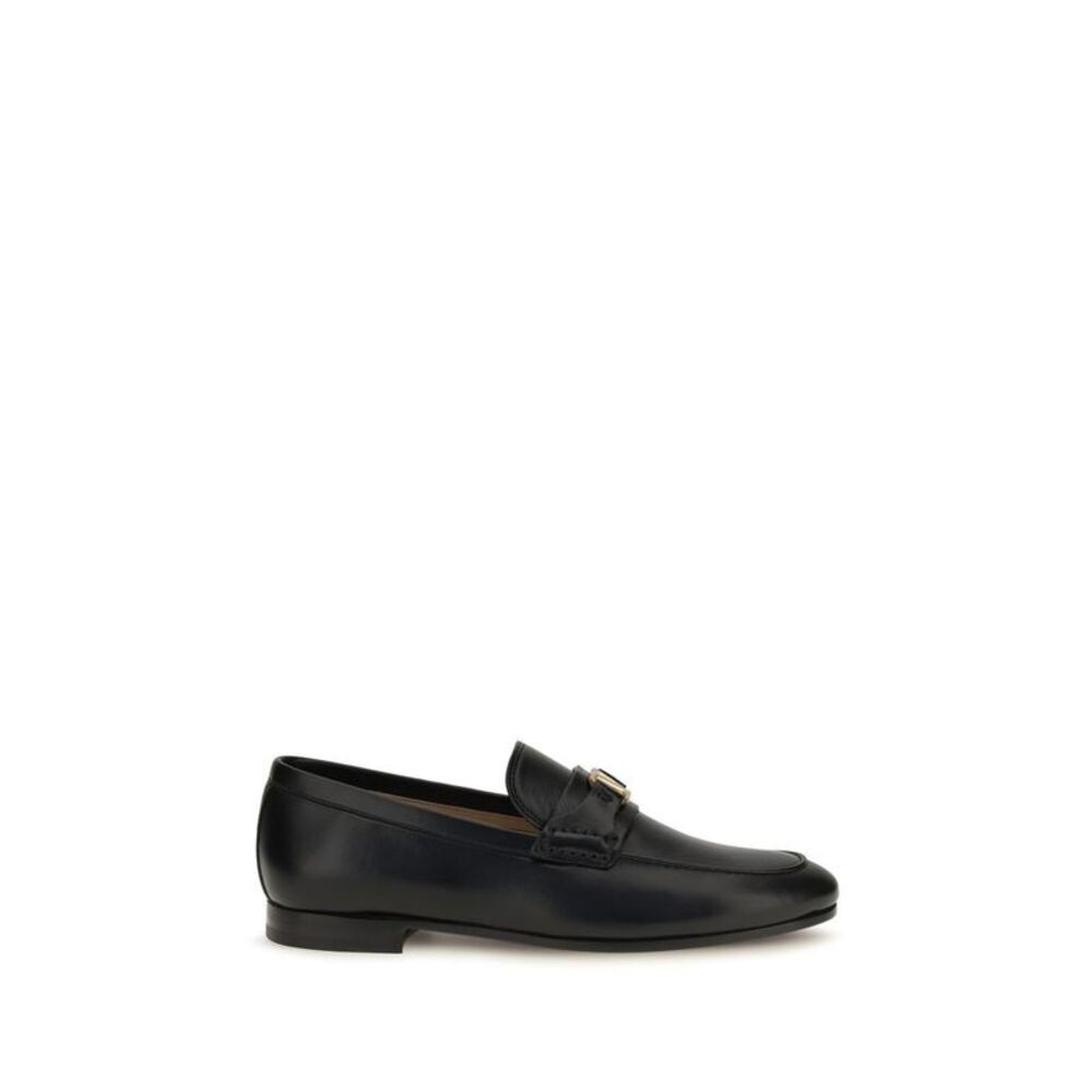 Valentino Garavani Black Lamb Ovis Aries Slip-On Women's Loafers
